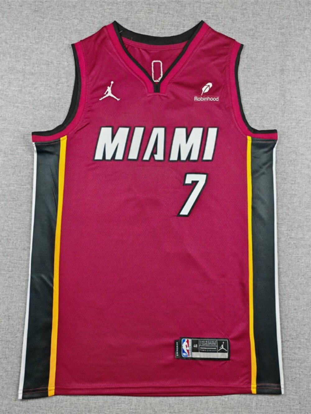 Adult Antetokounmpo Red Stitched Jersey